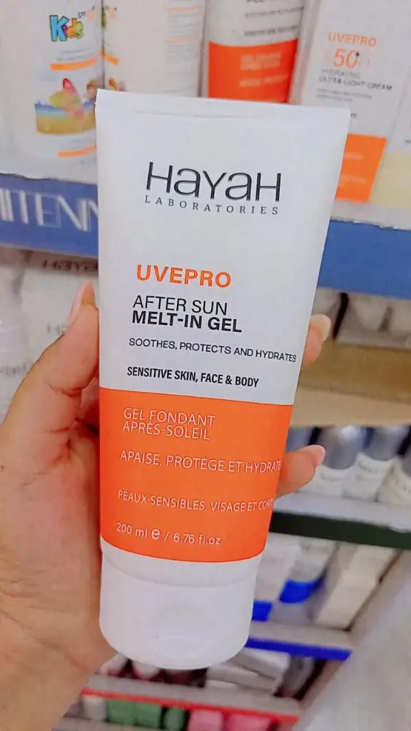 Hayah Laboratories UVEPRO After Sun Melt-In Gel - Sensitive Skin, Face & Body