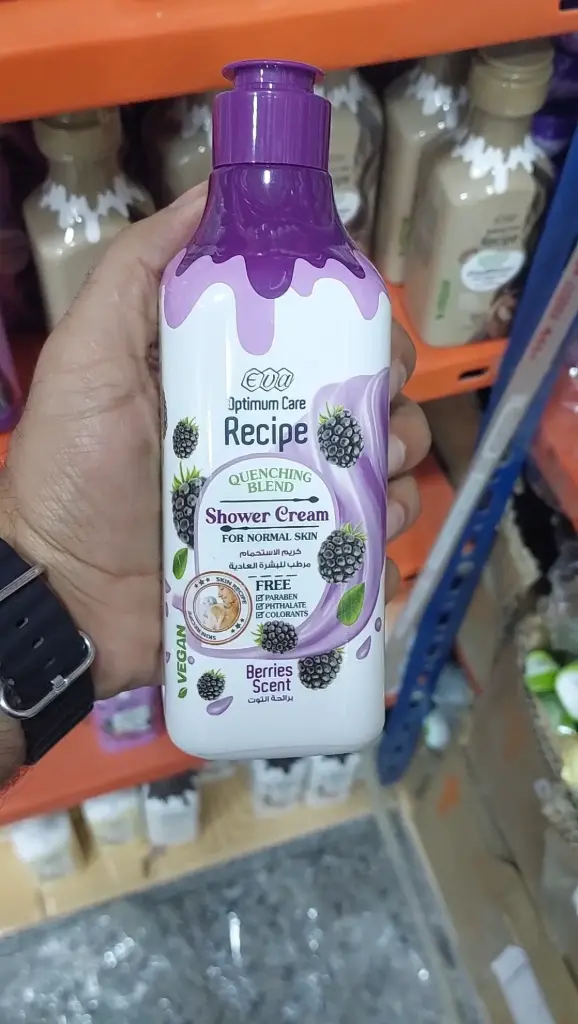 ايفا أوبتيمم كير ريسيب Quenching Blend كريم استحمام برائحة التوت