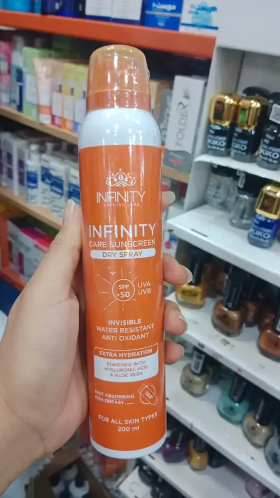 Infinity Care Sunscreen Dry Spray SPF 50+