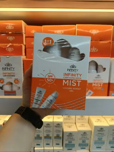 INFINITY CARE SUNSCREEN MIST + HYDRO BOOST GEL