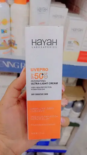 Hayah Laboratories UVEPRO SPF 50+ Hydrating Ultra-Light Cream