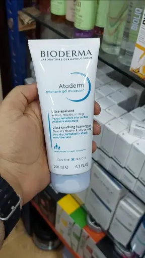 Bioderma Atoderm Intensive Gel Moussant - راحة فورية للبشرة الجافة والمتهيجة