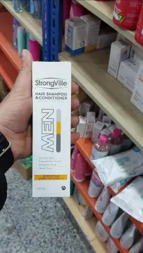 StrongVille Hair Shampoo & Conditioner Frizz Control MEN