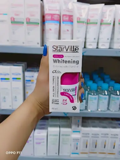 StarVille Whitening Anti-perspirant Roll-On (Light Pink, 60ml)