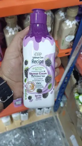 ايفا أوبتيمم كير ريسيب Quenching Blend كريم استحمام برائحة التوت