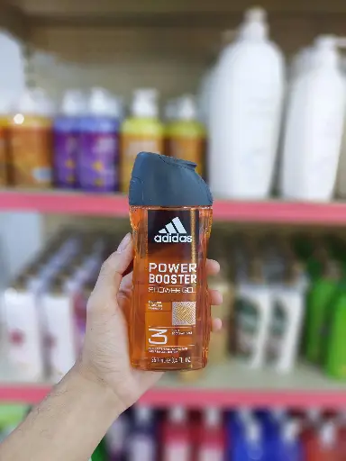 جل استحمام أديداس "باور بوستر" (Adidas Power Booster Shower Gel)