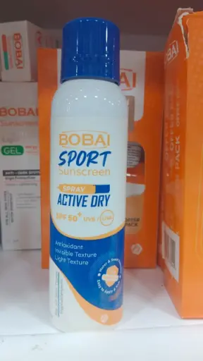 BOBAI Sport Sunscreen Spray Active Dry - واقي الشمس الرياضي بحماية فائقة