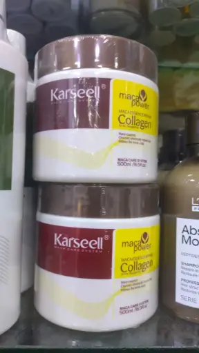 Karseell Maca Power Collagen - ماسك الكولاجين لإصلاح الشعر التالف والجاف